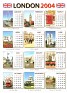 Calendar London 2004 - London - United Kingdom - Lambert Souvenirs - 0
